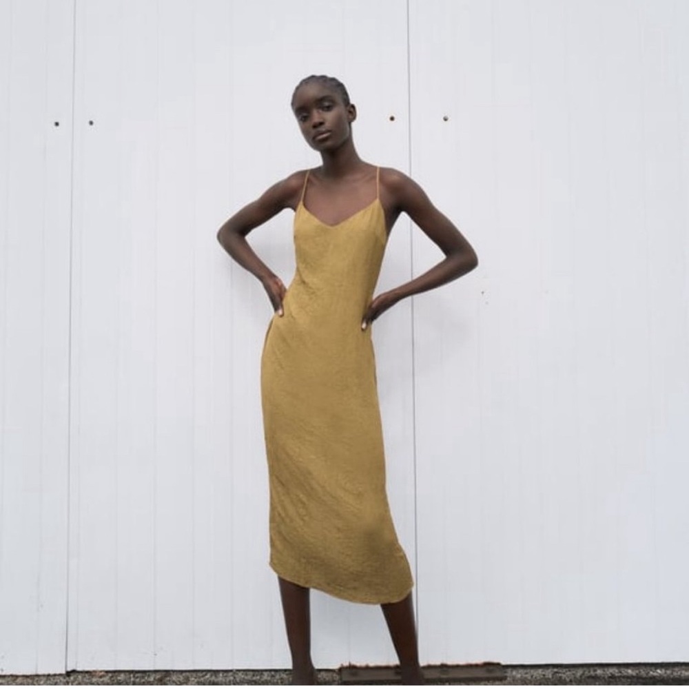Zara Low Back Slip Dress